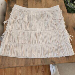 FRINGE MINI  SKIRT